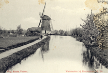 13888 Gezicht op de molentocht en op de achtergrond de Stichtse Molen te Nieuwersluis (gemeente Loenen aan de ...